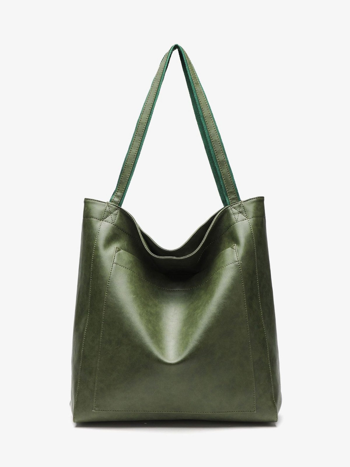Retro Oil Wax Leather Simple All-Match Fashion Handbag