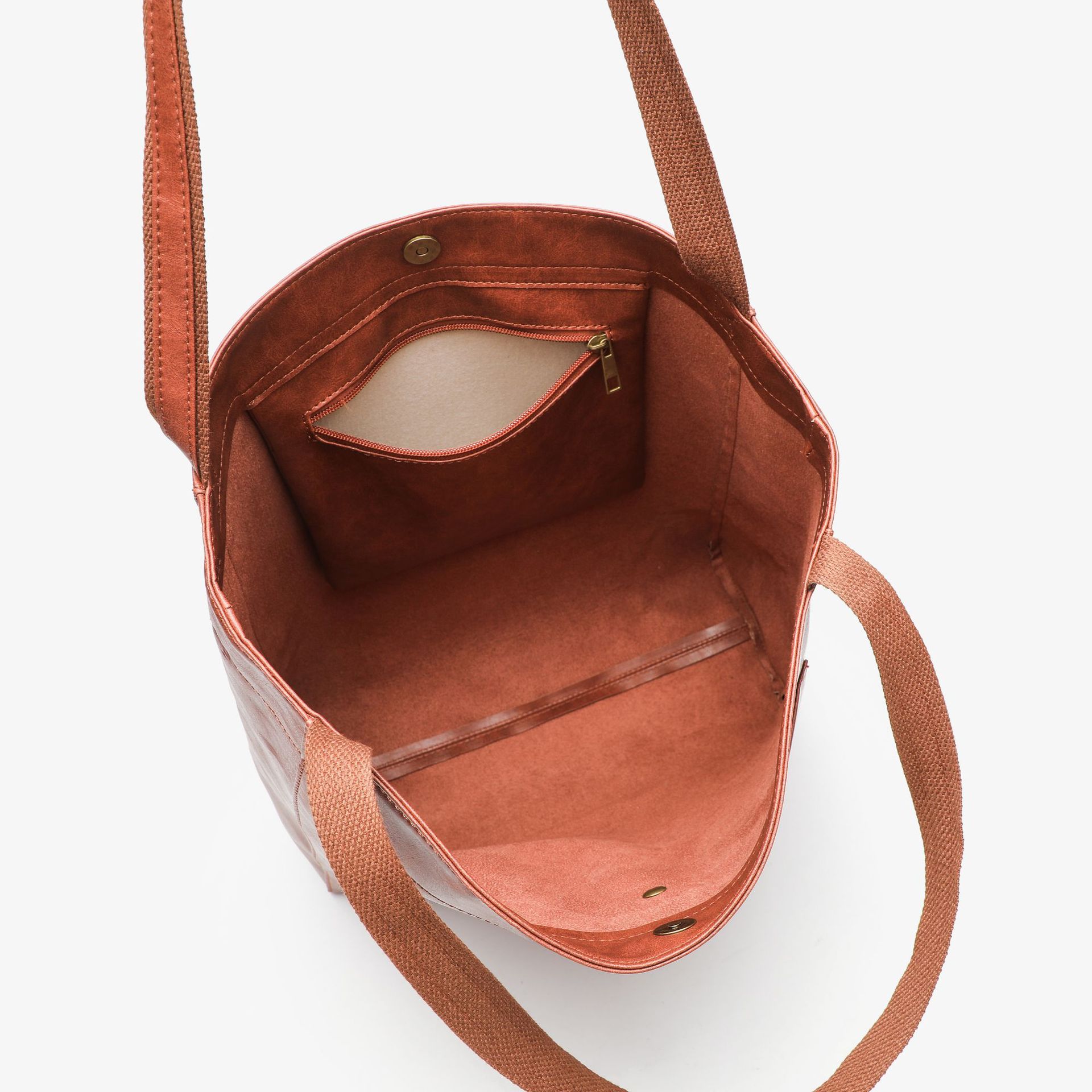 Retro Oil Wax Leather Simple All-Match Fashion Handbag