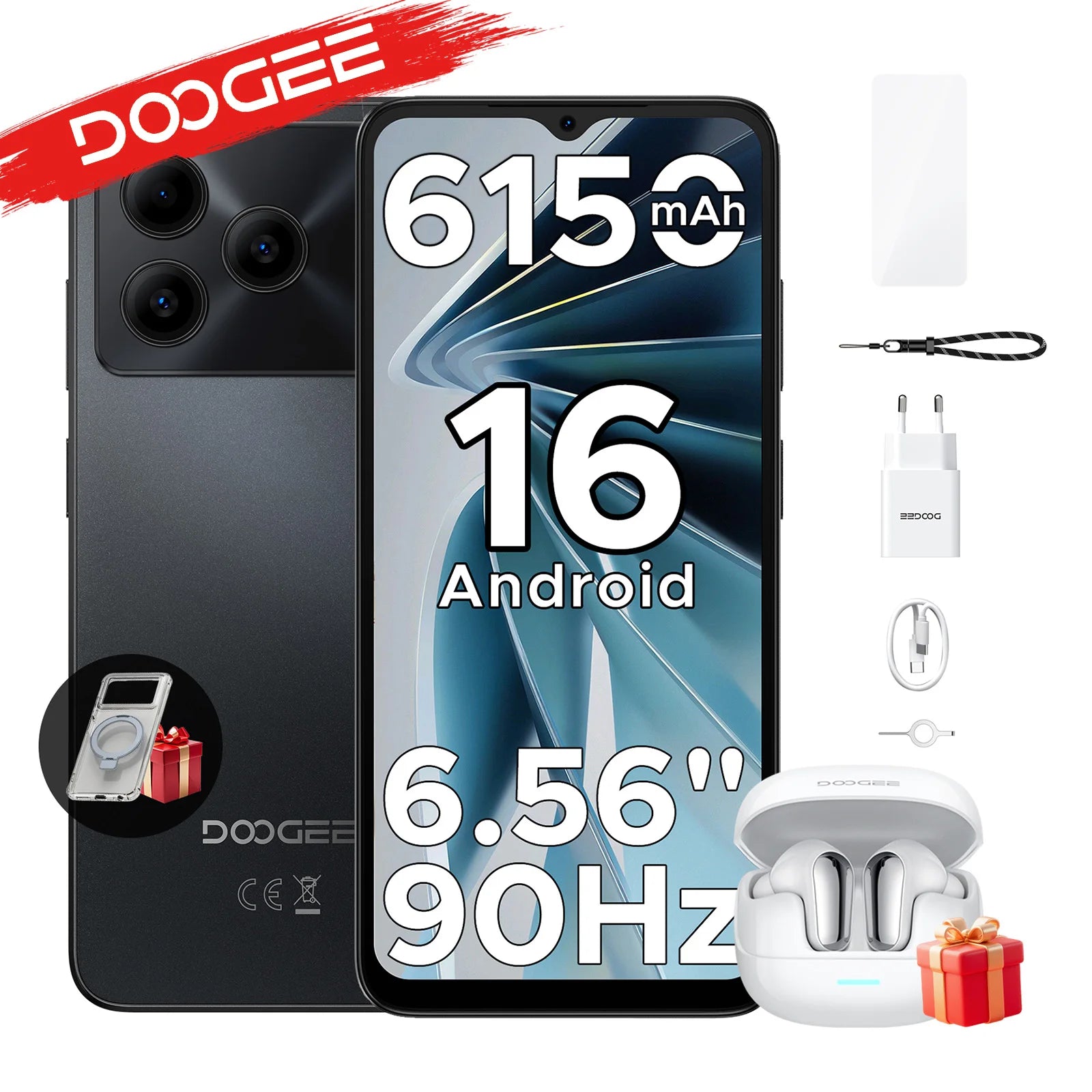 Smartphone Note 56 VIP Edition – Android 16, 24GB RAM, 6150mAh, Dual SIM